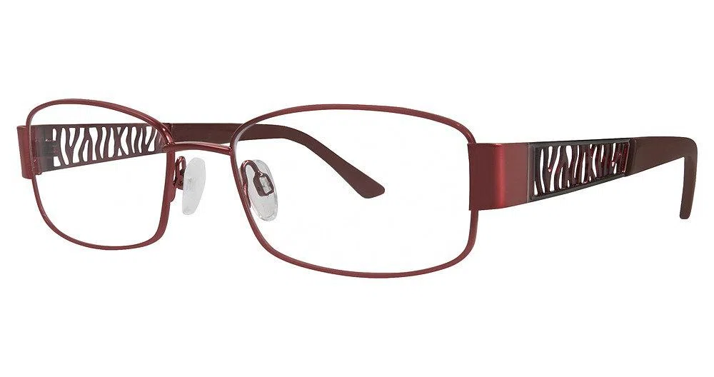 Daisy Fuentes DFSara Eyeglasses - Burgundy - view 2